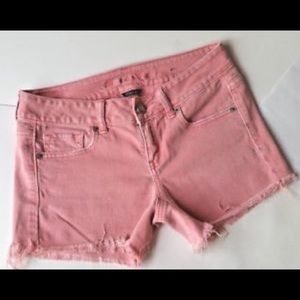 American eagle pink shorts size: 6